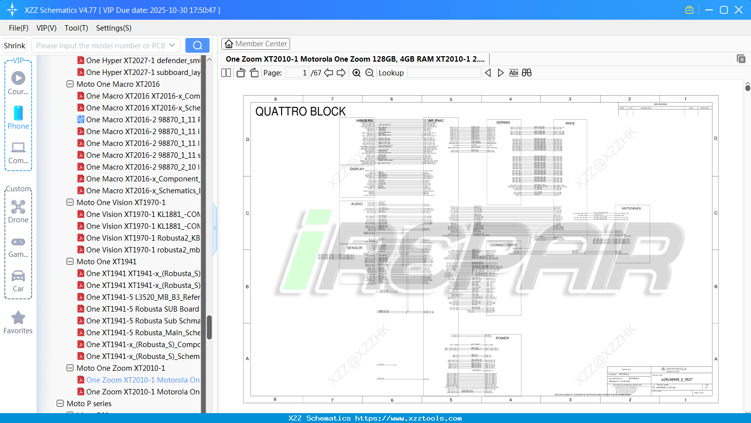 One Zoom XT2010-1 Motorola One Zoom 128GB, 4GB RAM XT2010-1 2